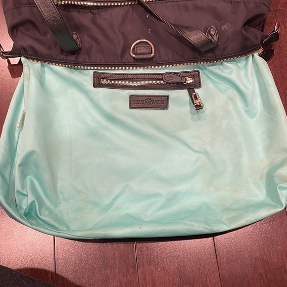 Lily Jade Nylon (black) Jennifer diaper bag or work bag - Picture 7 of 16